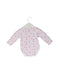A Pink Long Sleeve Bodysuits from Cath Kidston in size 0-3M for girl. (Back View)