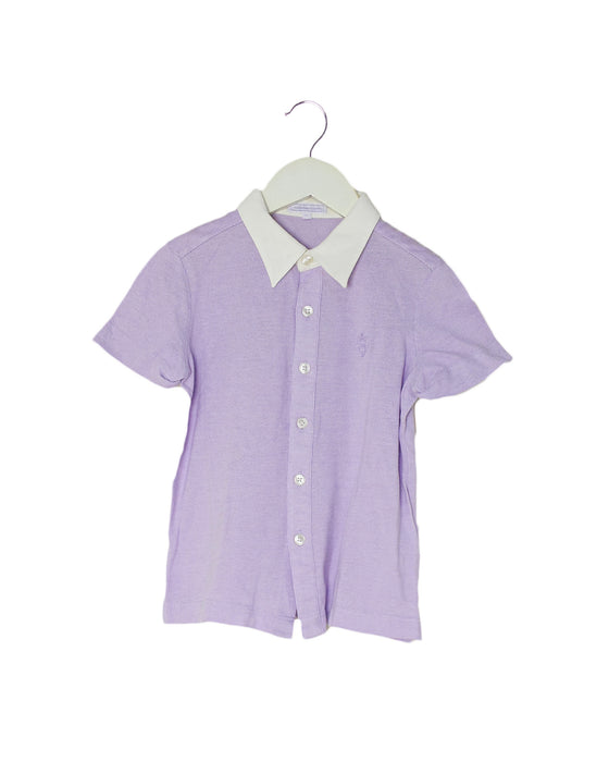 Purple Nicholas & Bears Short Sleeve Polo 6T at Retykle