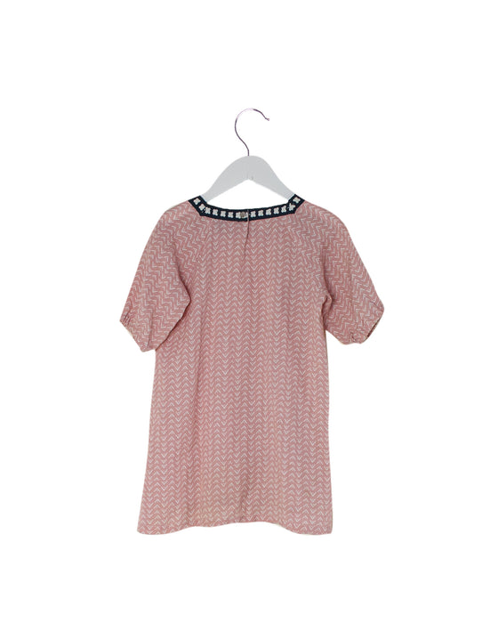 Pink Busy Bees Short Sleeve Dress 4T at Retykle