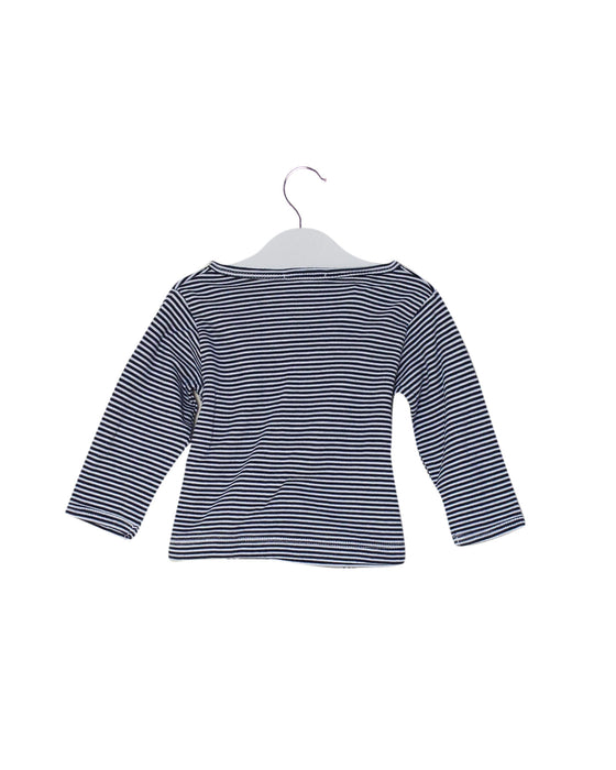 Navy Kissy Kissy Long Sleeve Top 6-9M at Retykle