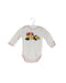 A Ivory Long Sleeve Bodysuits from Baby Hero in size 0-3M for girl. (Front View)