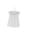 White Jacadi Short Sleeve Dress 12M at Retykle