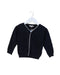 A Navy Cardigans from Jacadi in size 18-24M for boy. (Front View)