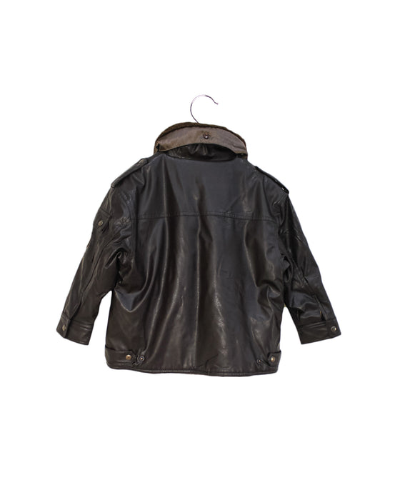 Brown Jacadi Leather Jacket 4T at Retykle