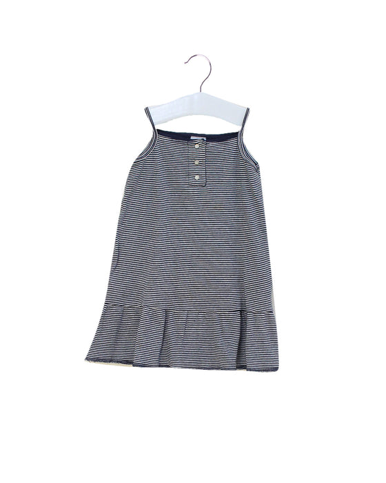 Navy Petit Bateau Sleeveless Dress 12M at Retykle