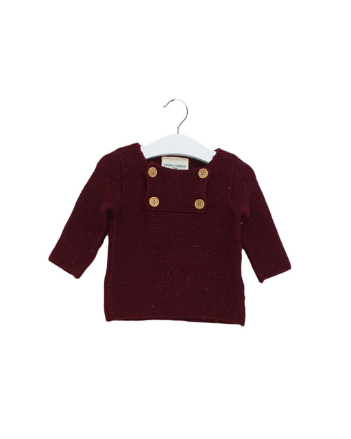 Red Louis Louise Knit Sweater 12M at Retykle