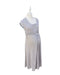 A Ivory Short Sleeve Dresses from Seraphine in size S for maternity. (Front View)