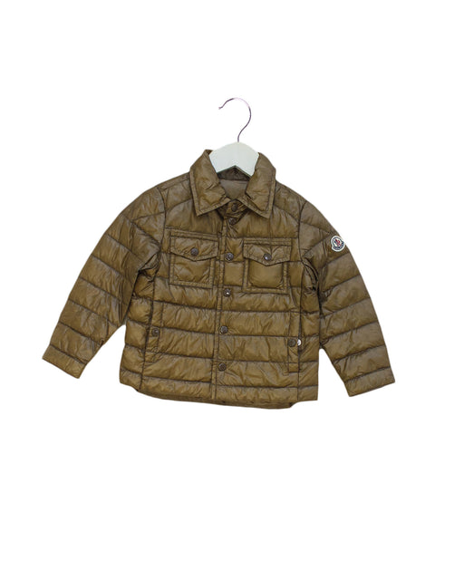 Brown Moncler Puffer Jacket 18-24M (thin) at Retykle
