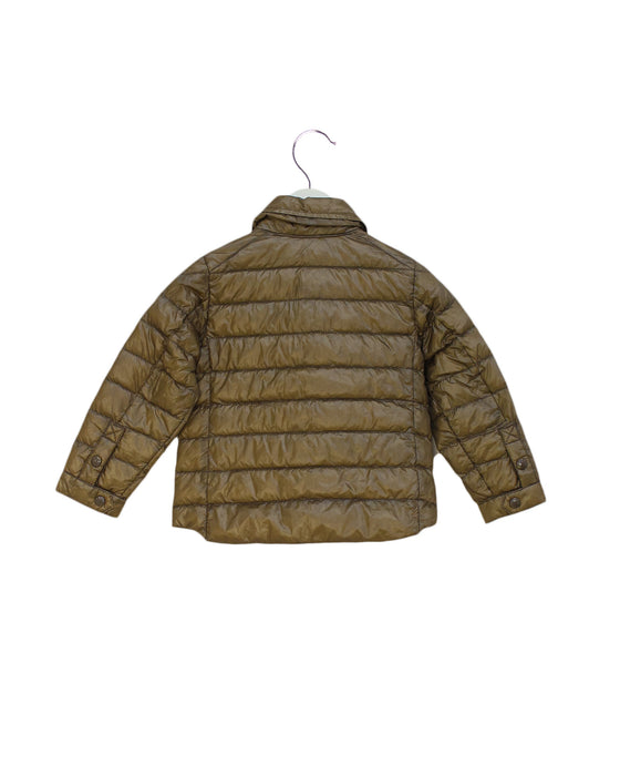Brown Moncler Puffer Jacket 18-24M (thin) at Retykle