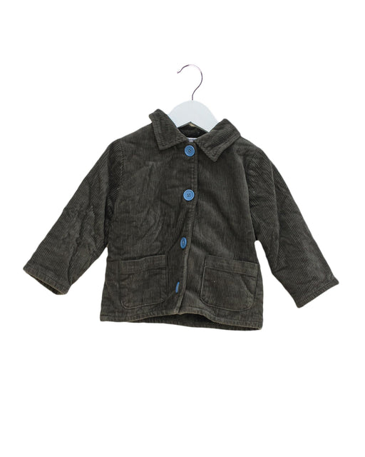 A Green Lightweight Jackets from Boden in size 18-24M for girl. (Front View)