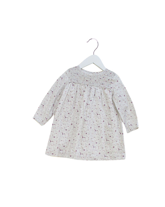 Ivory The Little White Company Long Sleeve Dress 9-12M at Retykle