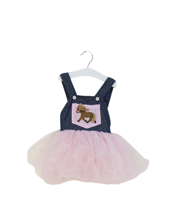 Blue Mudpie Overall Dress 9-12M at Retykle