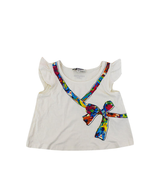 Ivory Junior Gaultier Short Sleeve Top and Leggings Set 12M at Retykle