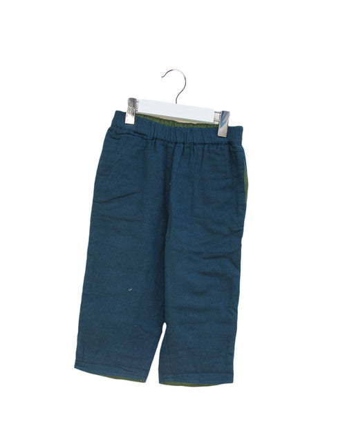 A Blue Casual Pants from Little Green Radicals in size 2T for boy. (Front View)