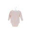 A Pink Long Sleeve Bodysuits from Mori in size 6-12M for girl. (Back View)
