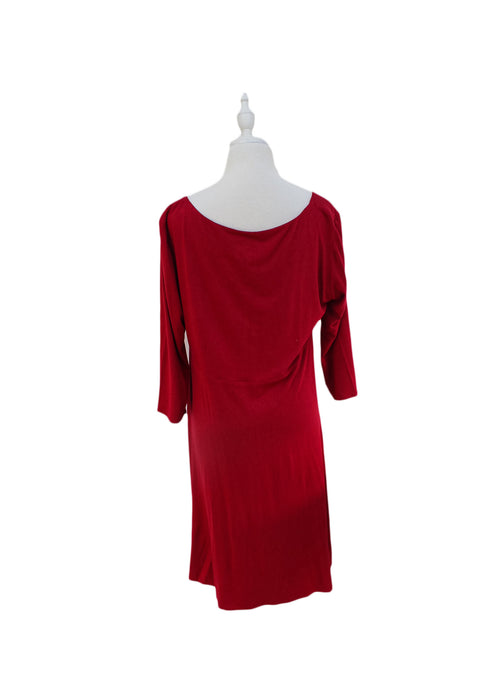 Red Tiffany Rose Maternity Three Quarter Sleeve Dress XL (UK 16-18) at Retykle