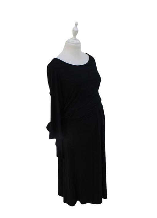Black Tiffany Rose Maternity Three Quarter Sleeve Dress XL (UK 16-18) at Retykle