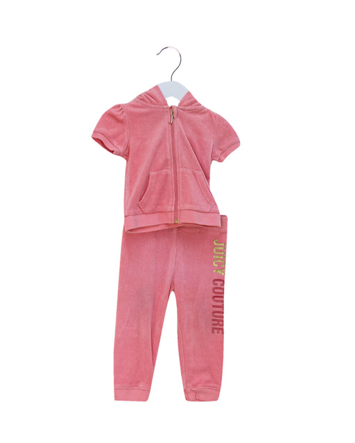 Pink Juicy Couture Sweatshirt and Sweatpants Set 9-12M at Retykle