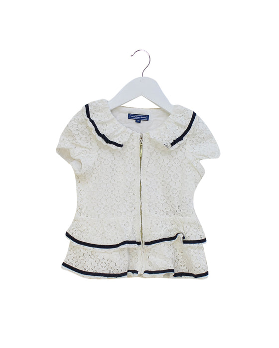 White Nicholas & Bears Short Sleeve Top 4T at Retykle