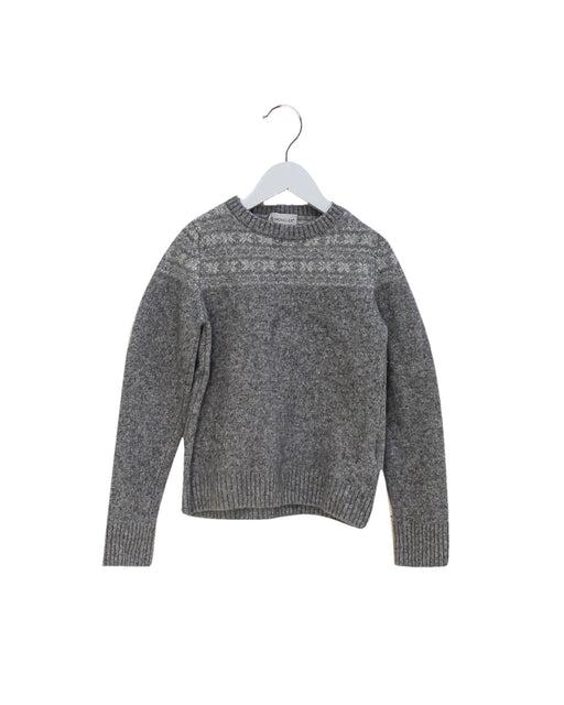 Grey Moncler Knit Sweater 10Y at Retykle