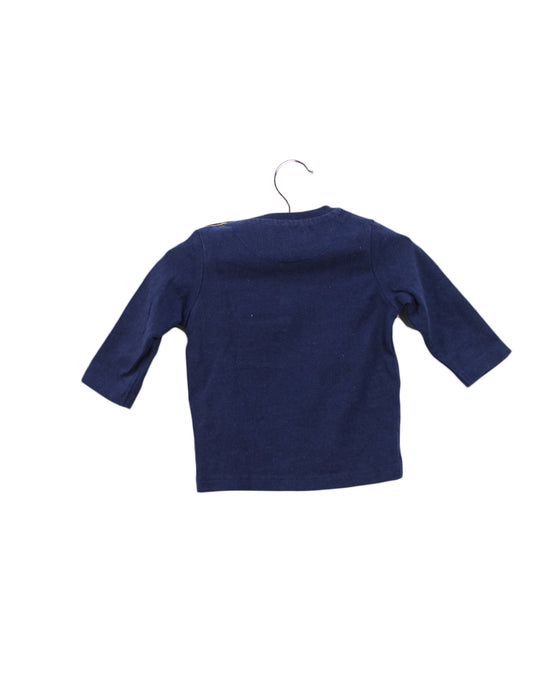 Navy Paul Smith Long Sleeve Top 3M at Retykle