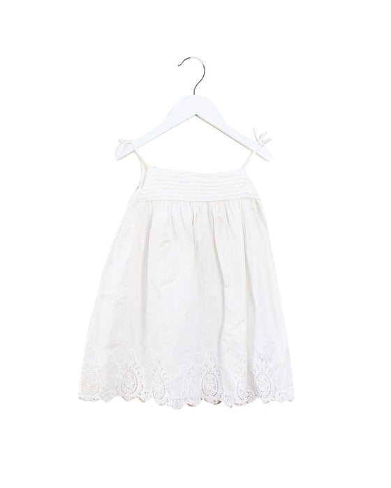 White Ralph Lauren Sleeveless Dress 12M at Retykle