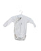 A White Long Sleeve Bodysuits from Petit Bateau in size 0-3M for neutral. (Front View)