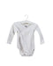 A White Long Sleeve Bodysuits from Petit Bateau in size 3-6M for neutral. (Front View)