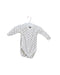 A White Long Sleeve Bodysuits from Petit Bateau in size 0-3M for neutral. (Front View)