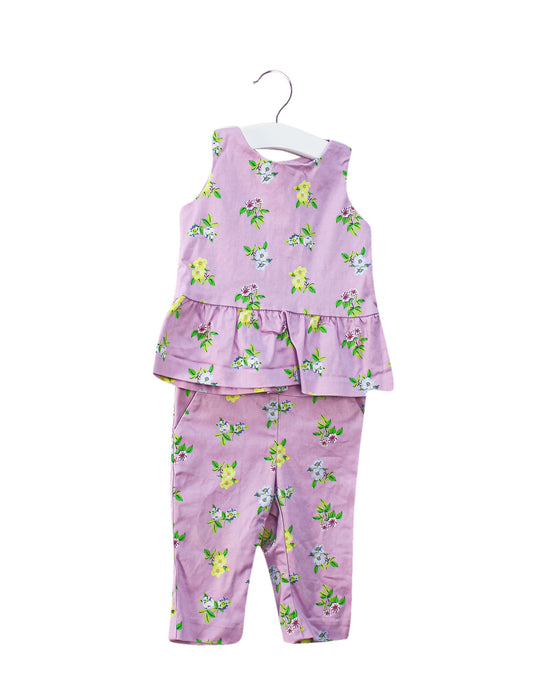 Janie & Jack Sleeveless Top and Pant Set 12-18M