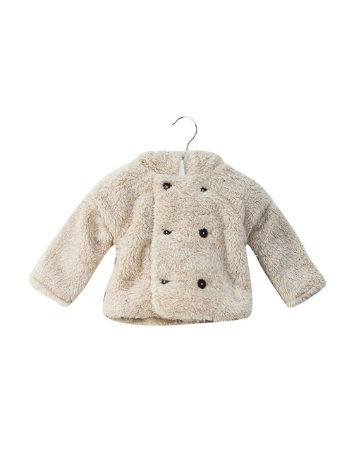 A Ivory Lightweight Jackets from Janie & Jack in size 3-6M for girl. (Front View)