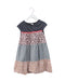 A Multicolour Short Sleeve Dresses from Momonittu in size 8Y for girl. (Front View)