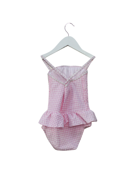 A Pink Sleeveless Bodysuits from Seed in size 18-24M for girl. (Back View)