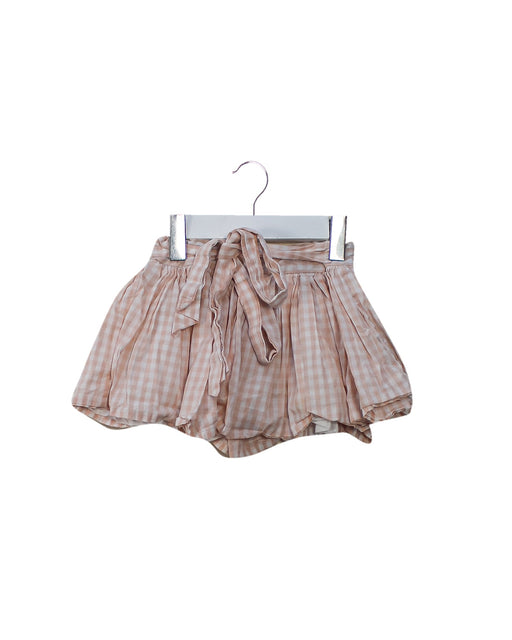 A Pink Short Skirts from Seed in size 2T for girl. (Front View)