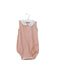 A Pink Sleeveless Bodysuits from Paula and Baby in size 3-6M for girl. (Front View)