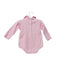 A Pink Long Sleeve Bodysuits from Armani in size 6-12M for girl. (Back View)