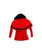 A Red Capes & Ponchos from Ferrari in size 2T for girl. (Back View)