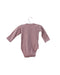 A Pink Long Sleeve Bodysuits from Hust & Claire in size 0-3M for girl. (Back View)