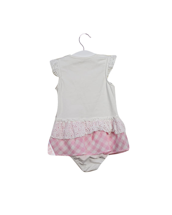 A Pink Sleeveless Bodysuits from Nicholas & Bears in size 6-12M for girl. (Back View)