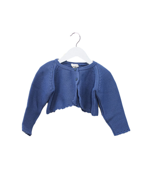 A Blue Cardigans from Dona Carmen in size 4T for girl. (Front View)
