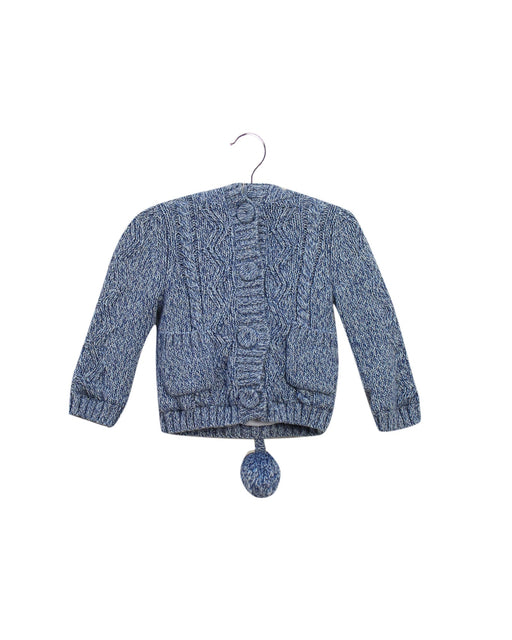 A Blue Lightweight Jackets from Bonnie Baby in size 12-18M for girl. (Front View)