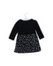 A Black Long Sleeve Dresses from Agnes b. in size 6-12M for girl. (Back View)