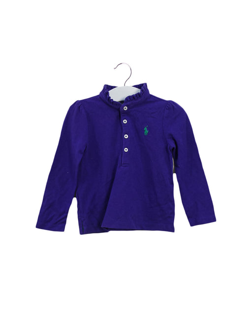 A Purple Long Sleeve Tops from Ralph Lauren in size 12-18M for null. (Front View)