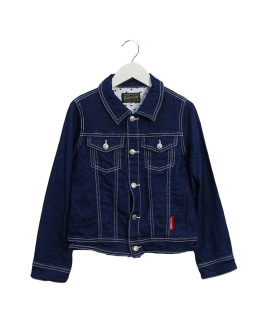 A Blue Lightweight Jackets from Daddy Oh Daddy in size 10Y for boy. (Front View)