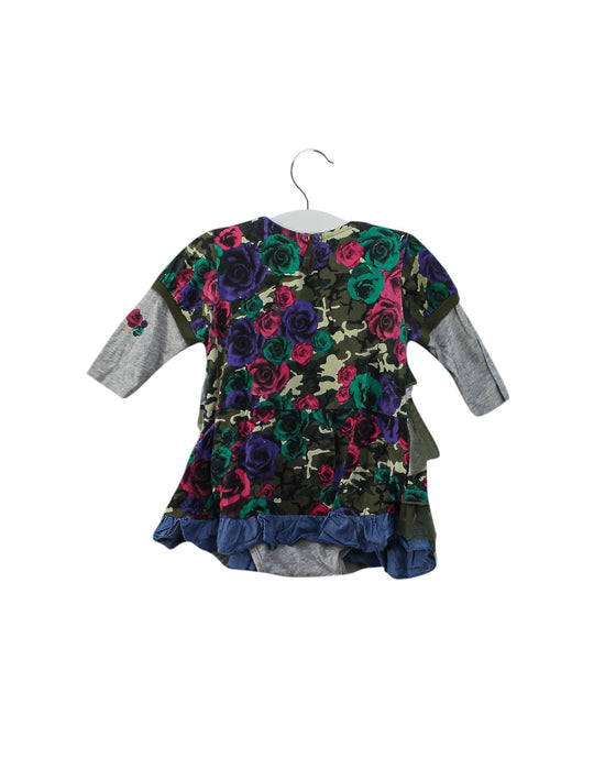 A Multicolour Long Sleeve Bodysuits from Diesel in size 0-3M for girl. (Back View)
