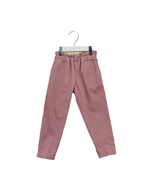 A Pink Casual Pants from Bonpoint in size 4T for girl. (Front View)