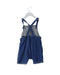 A Blue Overall Shorts from Seed in size 18-24M for girl. (Back View)