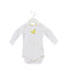 A White Long Sleeve Bodysuits from Boden in size 0-3M for girl. (Front View)