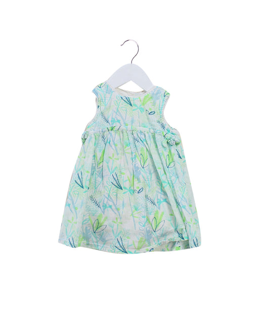 A Green Sleeveless Dresses from Vertbaudet in size 3-6M for girl. (Front View)