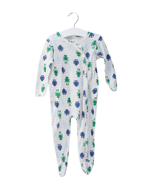 A White Onesies from Nordstrom in size 6-12M for boy. (Front View)